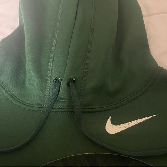 Nike Michigan State Therma Fit Hoodie Mens Small Green MSU NCAA Spartans Sports - Picture 4 of 8